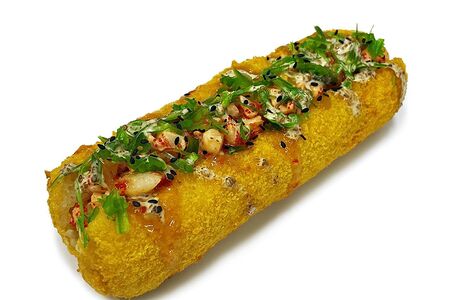 Хот-дог с креветкой