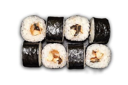 Маки с угрем