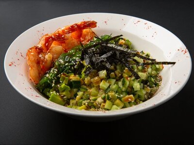 Поке с креветками