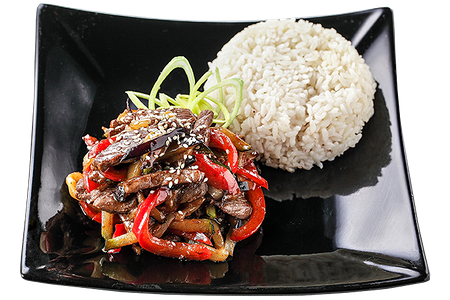 Говядина с овощам