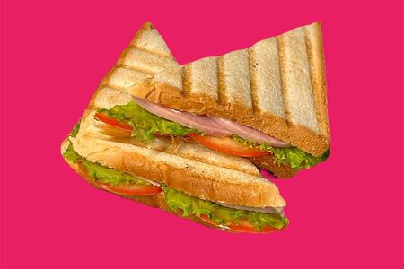 Тосты с ветчиной