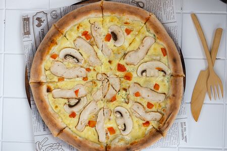 Курица с грибами