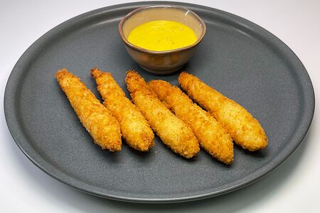 Креветки темпура с манго соусом