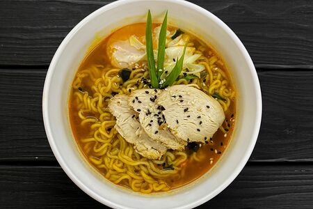 Рамен с курицей