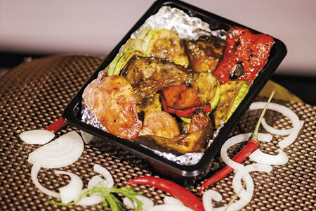 Овощи на углях