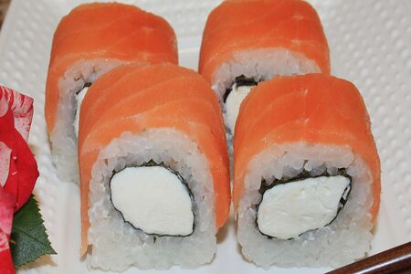 Филадельфия Лайт с семгой