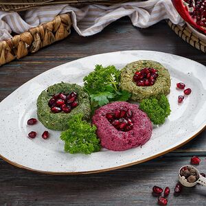 Пхали из свеклы с орехами