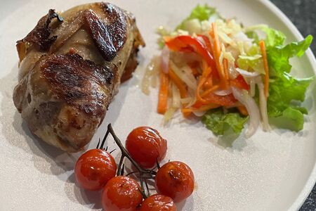 Перепелка-гриль в беконе