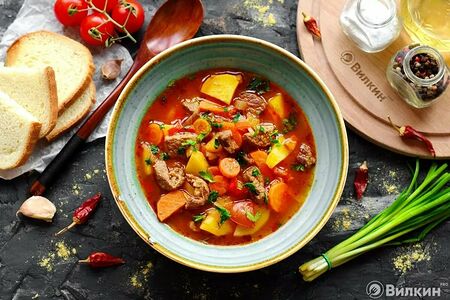 Шурпа с говядиной