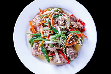 Мясо с овощами