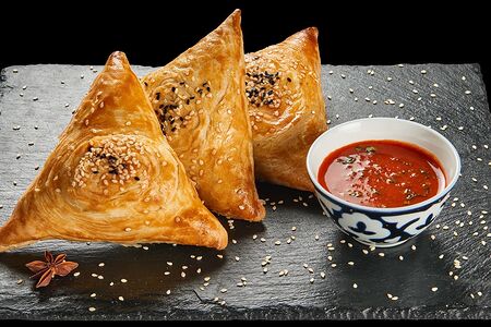 Самса из говядина в духовке