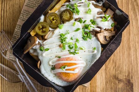 С курицей и грибами