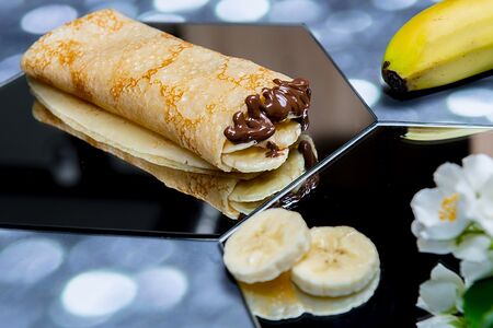 Блин с Nutella и бананом