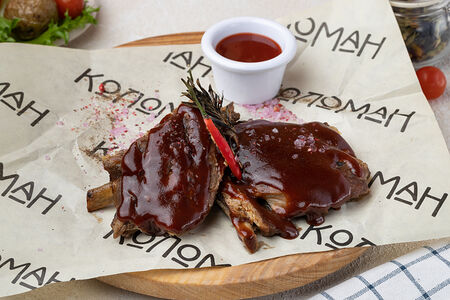 Свиные ребра в острой глазури с острым соусом