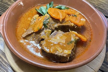 Телятина под кисло-сладким соусом