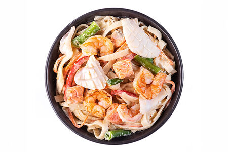 Удон с морепродуктами