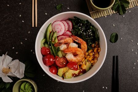 Поке с креветками