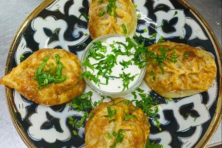 Манты жареные