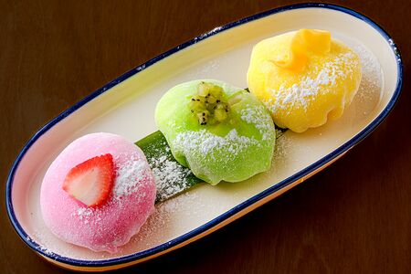 Моти лайм-клубника-манго