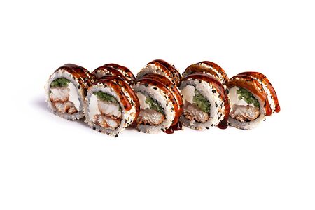 Канадский ролл с угрём