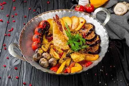 Садж-кебаб из цыпленка