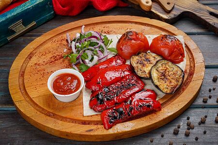 Овощи на углях