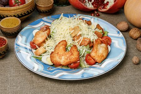 Цезарь с курицей