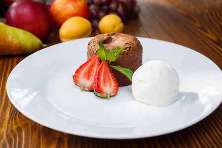 Шоколадный фондан