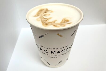 Латте Малина-Банан