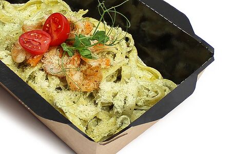 Паста с креветками