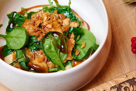 Белые грибы жареные