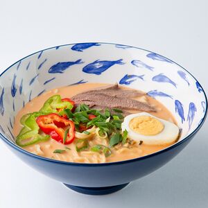 Сливочный рамен с курицей