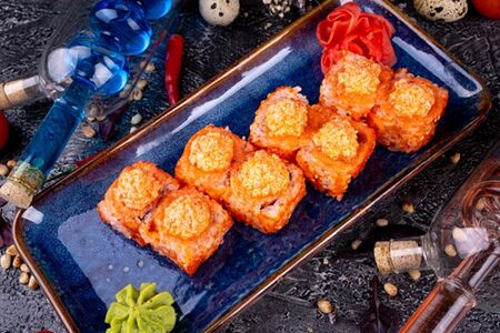 Запеченный ролл с тунцом