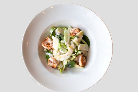 Салат Авокадо с креветками