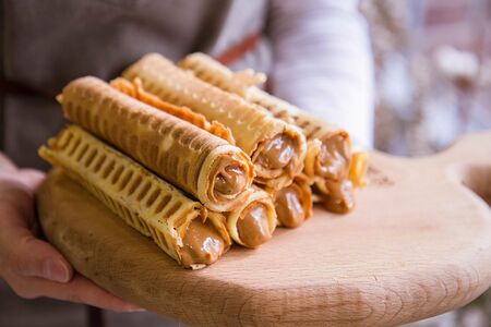 Вафельная трубочка