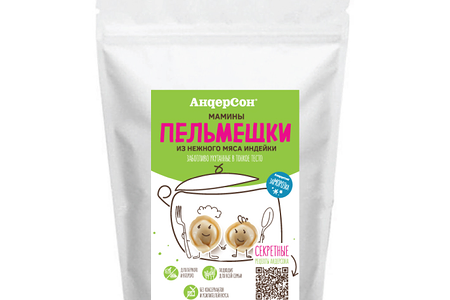 Замороженные пельмени с индейкой 400гр