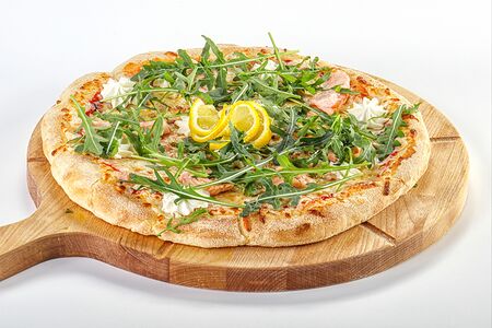 С лососем и креветками