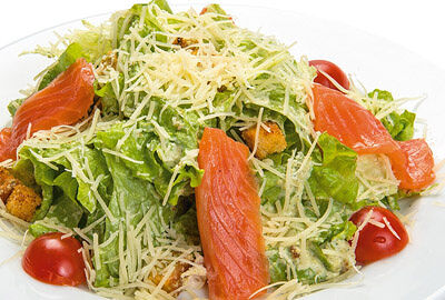 Цезарь с семгой