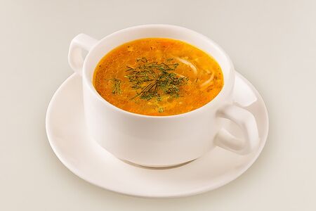 Лапша домашняя с куриным филе