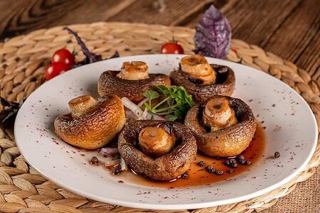 Шампиньоны на углях