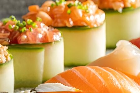 Суши Лосось спайси