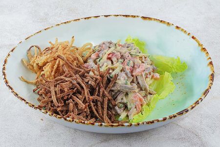 Салат с языком