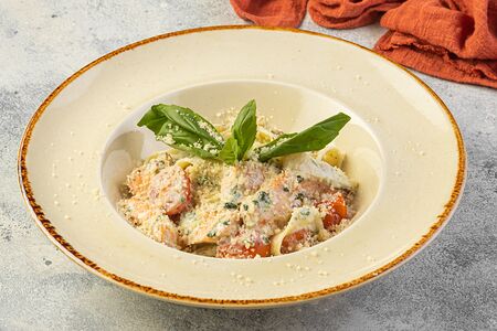 Паста с лососем