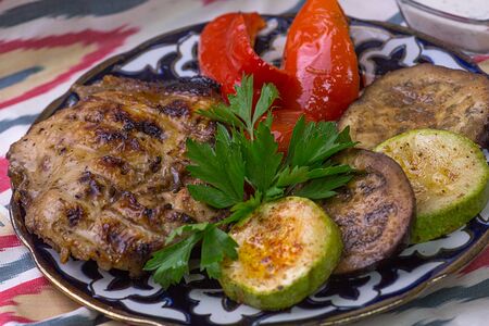 Куриное филе по-бухарски