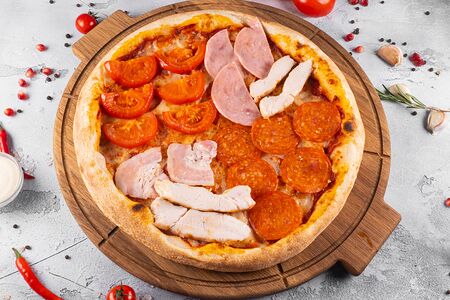 Четыре пиццы