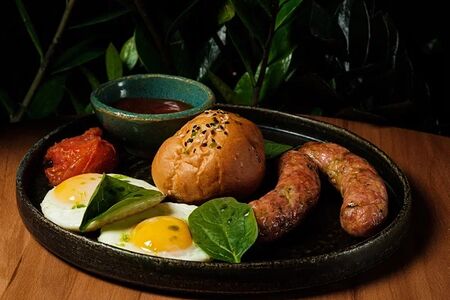 Сытный завтрак