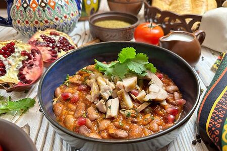 Лобио с курочкой