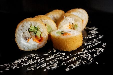 Ролл окунь темпура