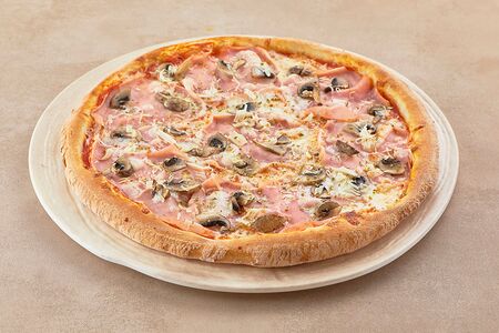 С ветчиной и грибами