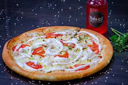 Открытая пицца Цезарь